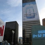 Permalink to A View of the Olympic Host City 2010 8 Days countdown at Olympic Clock downtown