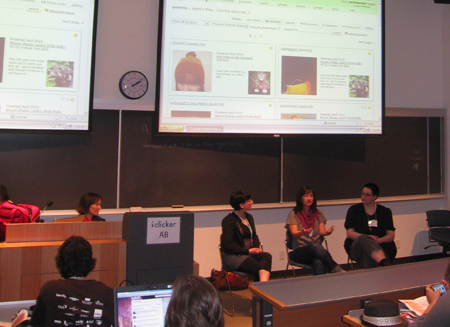 Fibre Arts panel at Northern Voice Fibre Arts panel at Northern Voice