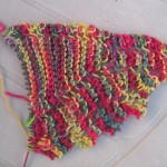 Permalink to Look at my Lace!! My first lace shawl, pattern is Argante, yarn is Socks that Rock
