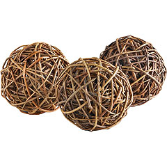 100% willow wood wicker balls (from Pier1)