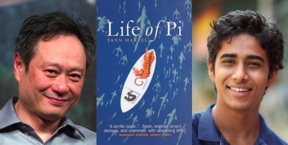 The Life of Pi movie, directed by Ang Lee, starring 17-year-old Suraj Sharma The Life of Pi movie, directed by Ang Lee, starring 17-year-old Suraj Sharma