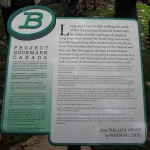 Close-up of 'The Jade Peony' Bookmark in Vancouver's Chinatown