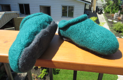 Felted Slippers #2